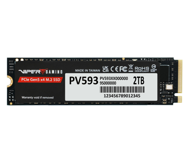 Patriot 2TB M.2 PCIe Gen5 NVMe Viper PV593 - 1350376 - zdjęcie